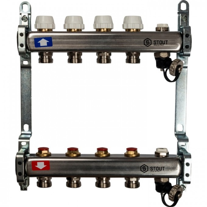Коллектор STOUT SMS-0932-000004 4 выхода 80000043922