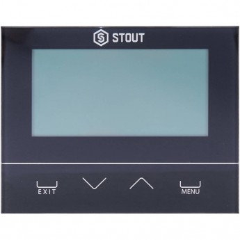 Регулятор STOUT STE-0101-029222 ST-292v2 беспроводной комнатный двухпозиционный, черный